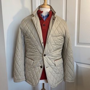 Brooks Brothers (Mainline) Quilted Leather Trimmed Jacket - Worn Once